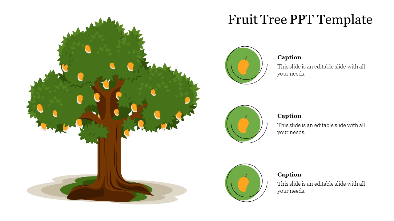 Fruit Tree PPT Template